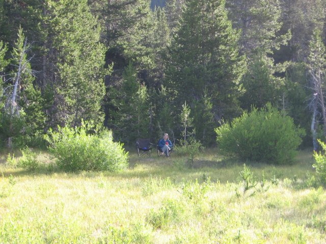 The 'front porch' at our campsite